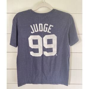 Yankees Aaron Judge Baseball MLB NY Tee Shirt Navy #99 Youth XL